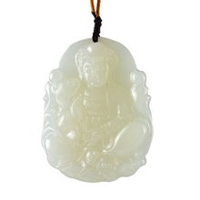 天下玉緣白玉觀音吊墜 精雕細(xì)琢，賜福永葆平安